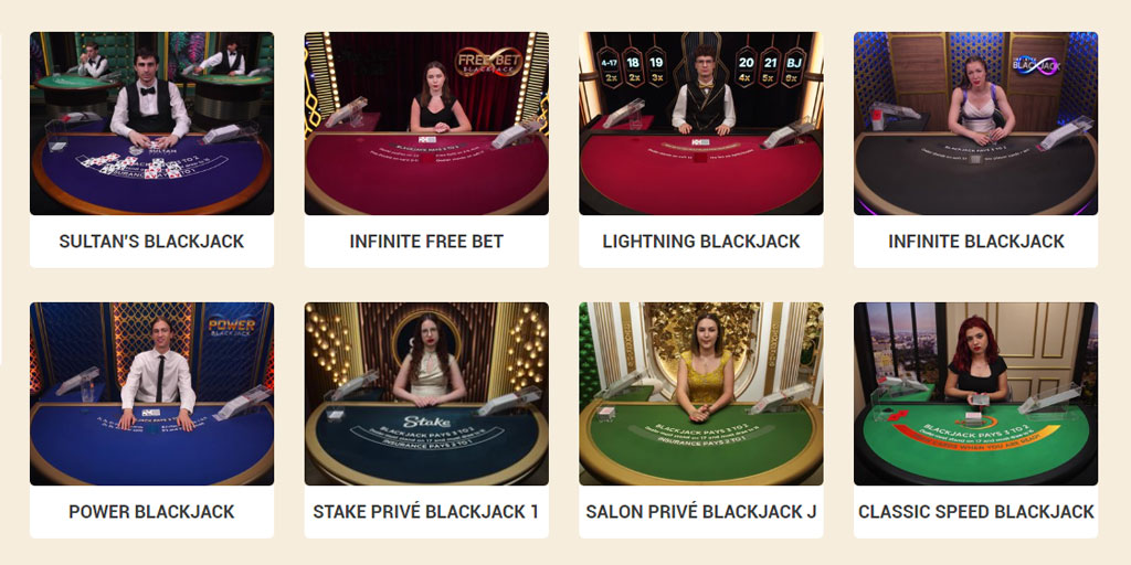 Blackjack Jeux Live Casino Wild Sultan