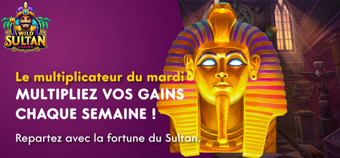 Wild Sultan Casino bonus mardi