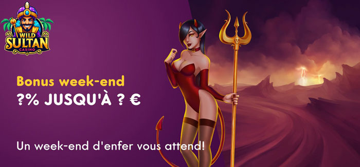 Wild Sultan Casino Bonus Week-end